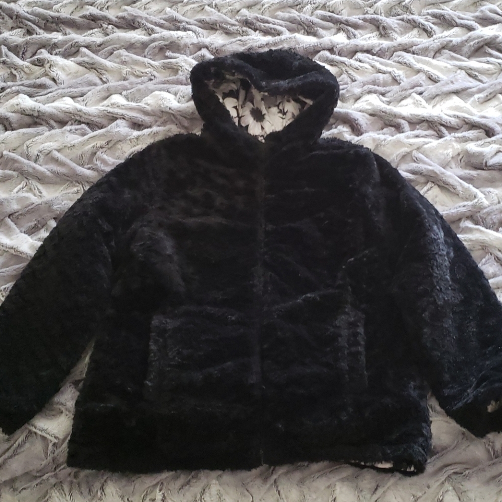 Reversable Faux Fur Coat